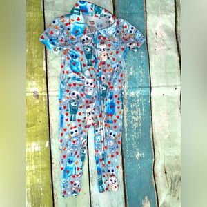 Birdie bean size 2t coverall in VGUC  bamboo